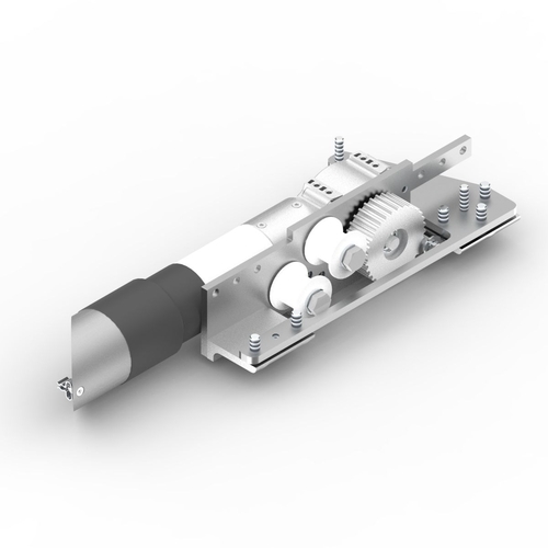 Typ: SKA-AG5-1 Sicherheitskompaktantrieb mit elektronischen Anbauteilen